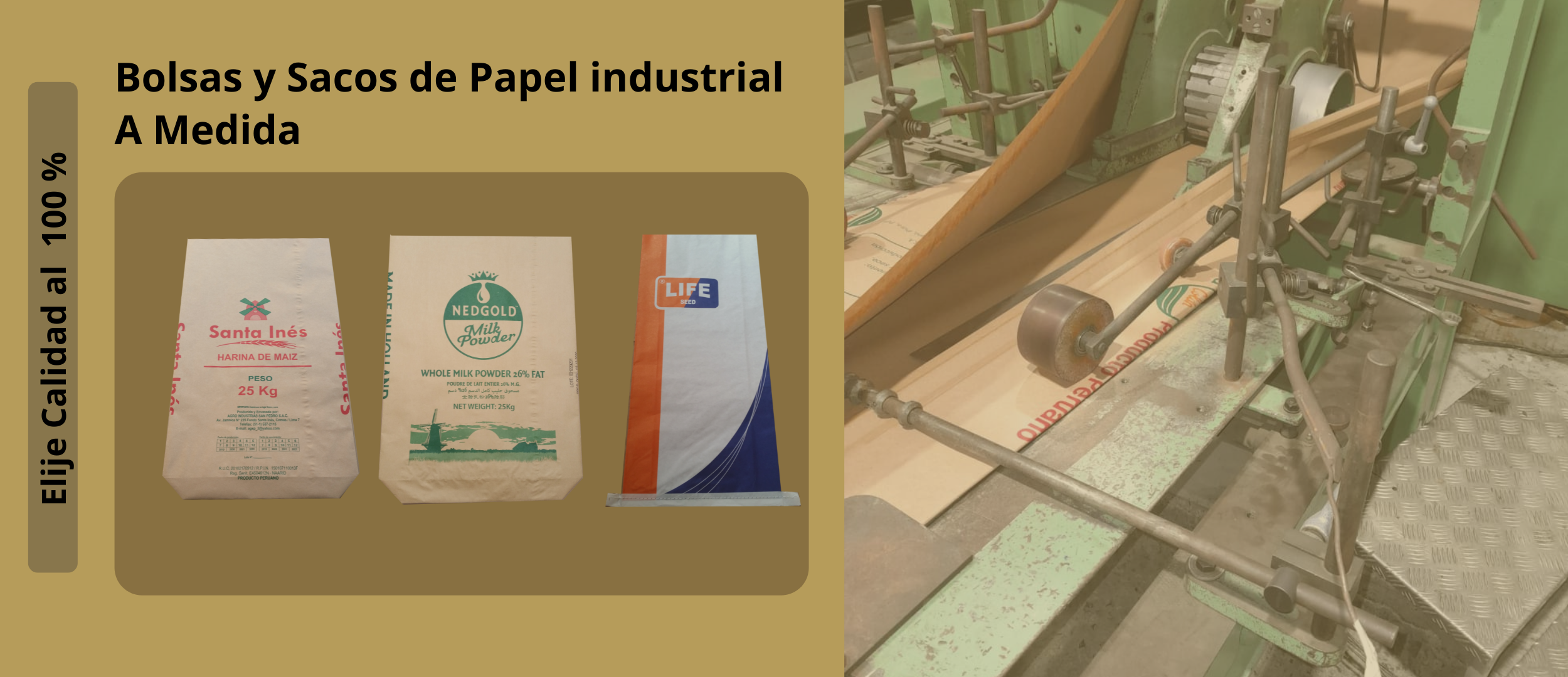 Bolsas y Sacos de Papel industrial